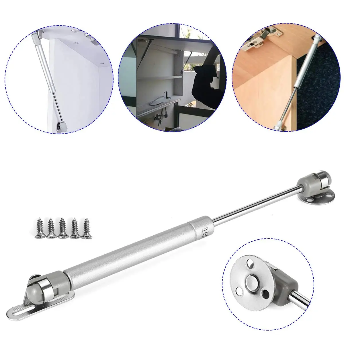 Farwind Gas Spring Strut 150N | Rust-Proof Steel & Copper Support for Cabinets & Lids - view 6