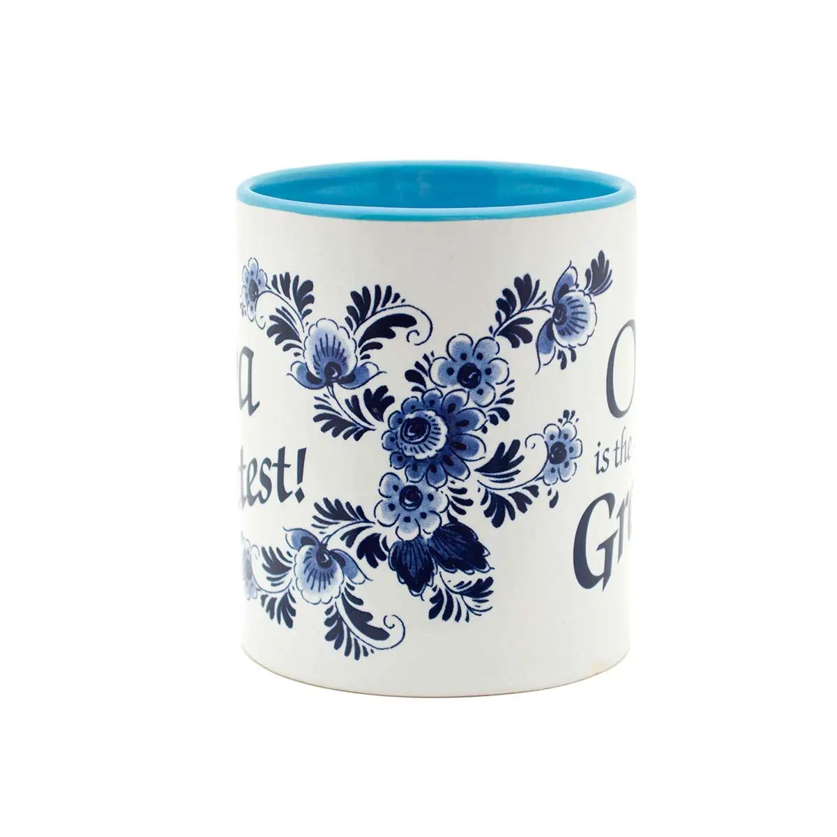 Essence of Europe Gifts Blue Ceramic Coffee Mug 355ml (12 oz) | Opa is the Greatest - view 5