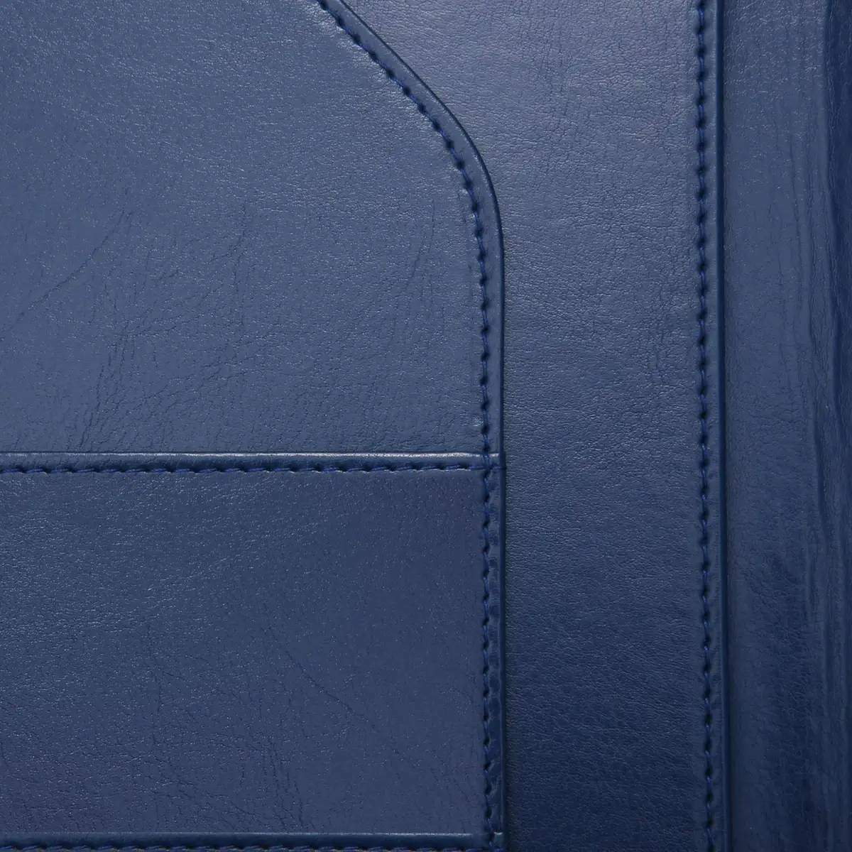 Mymazn Blue Faux Leather Padfolio Clipboard Folder Portfolio with Cover for A4 & Letter Size Refillable Writing Notepad | Holds 50 Sheets - view 4