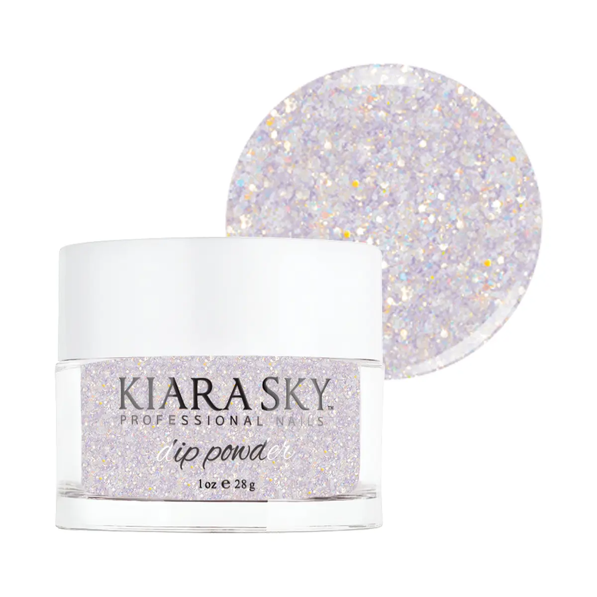 Kiara Sky Dip Powder-SWEET PLUM 1 Ounce | Glitter Plum Nail Art & Strengthening - main product image