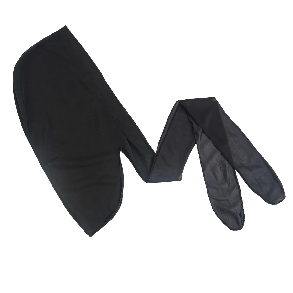 WAV ENFORCER Premium Do-Rag Black | Breathable, Moisture Lock, Extra-Large Band (70-120 chars) - main product image