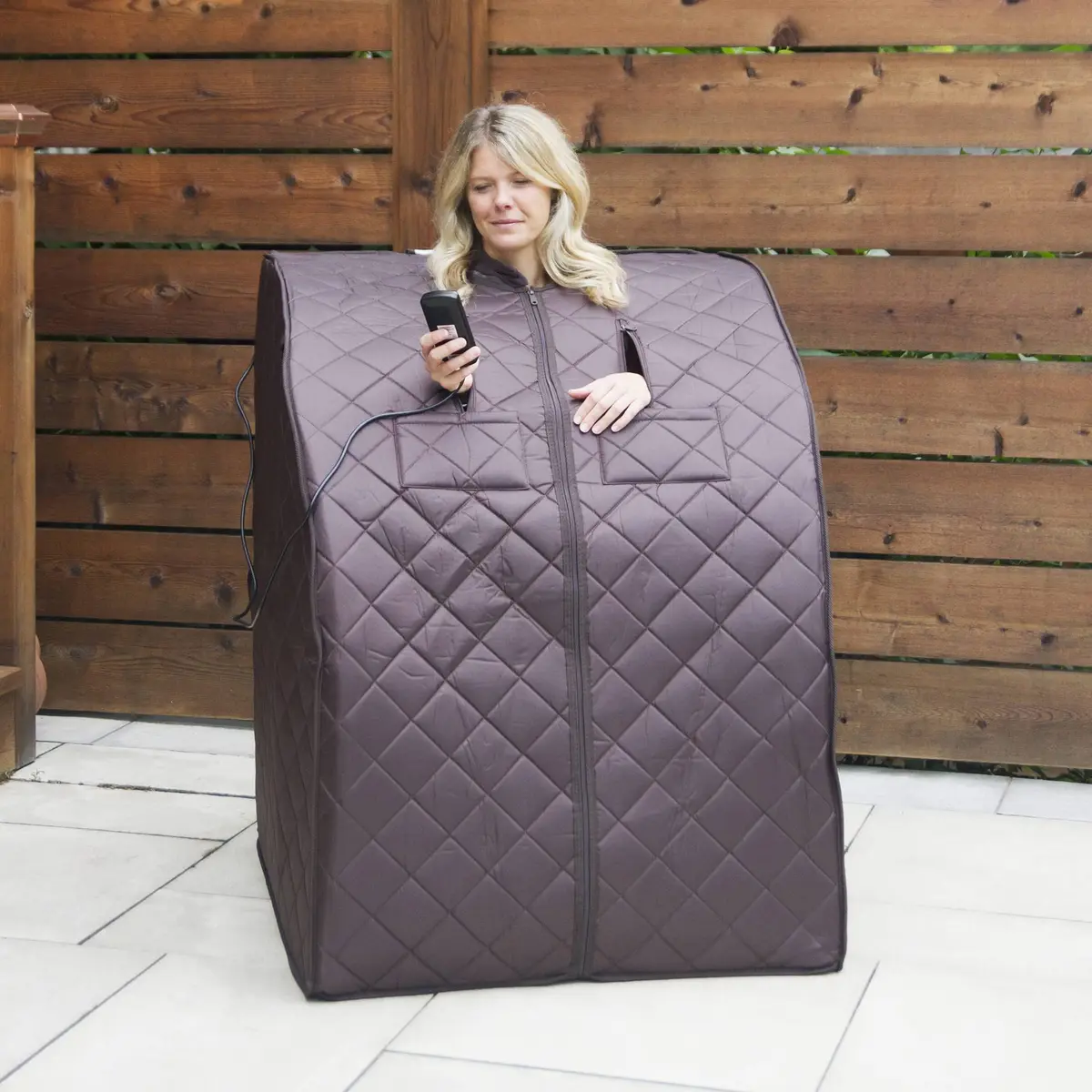 Heat Wave Radiant Saunas BSA6315 Harmony Deluxe Oversized Portable Cabin | Spacious, Foldable & Quick Setup - view 2