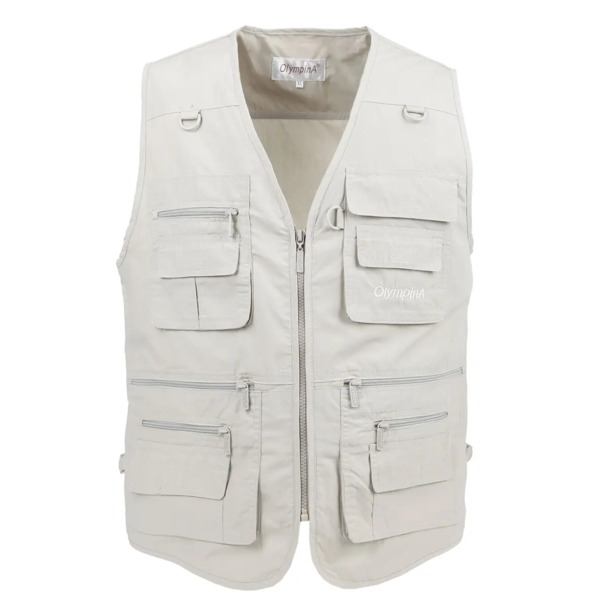 LUSI MADAM Men's Poplin Outdoors Travel Sports Multi-Pockets Work Fishing Vest XX-Large Pale Cyan | Utility & Comfort - main product image