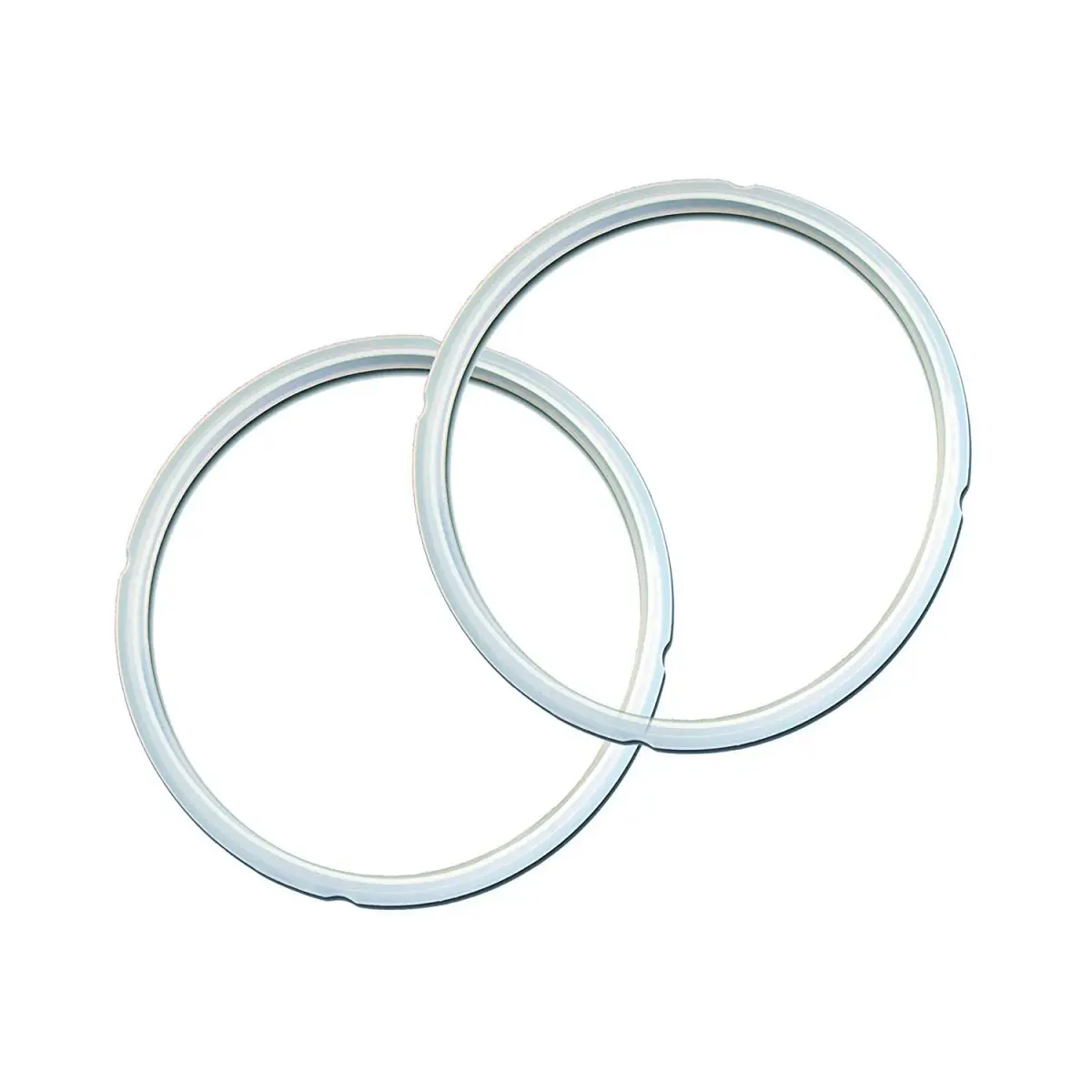 Instant Pot Clear Silicone Sealing Rings 2-Pack (6L/5Qt) | Genuine Parts for Pressure Cooker Safety - main product image