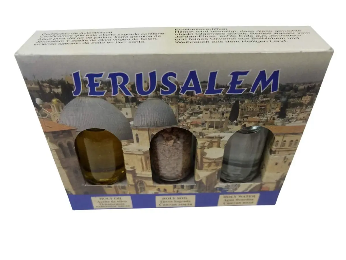 Bethlehem Gifts TM 3 in 1 Holy Land Collection Religious Home Décor Accent - view 3