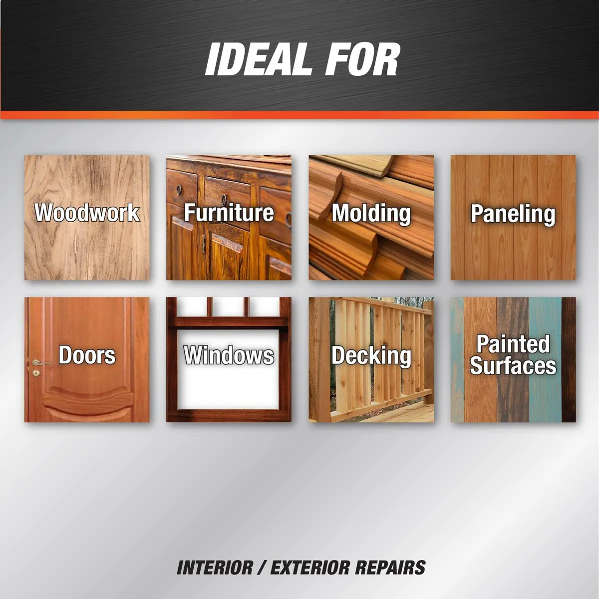 PLASTIC WOOD All Purpose Latex Wood Filler, Natural, 3 Oz | Shrink & Crack Resistant - view 4
