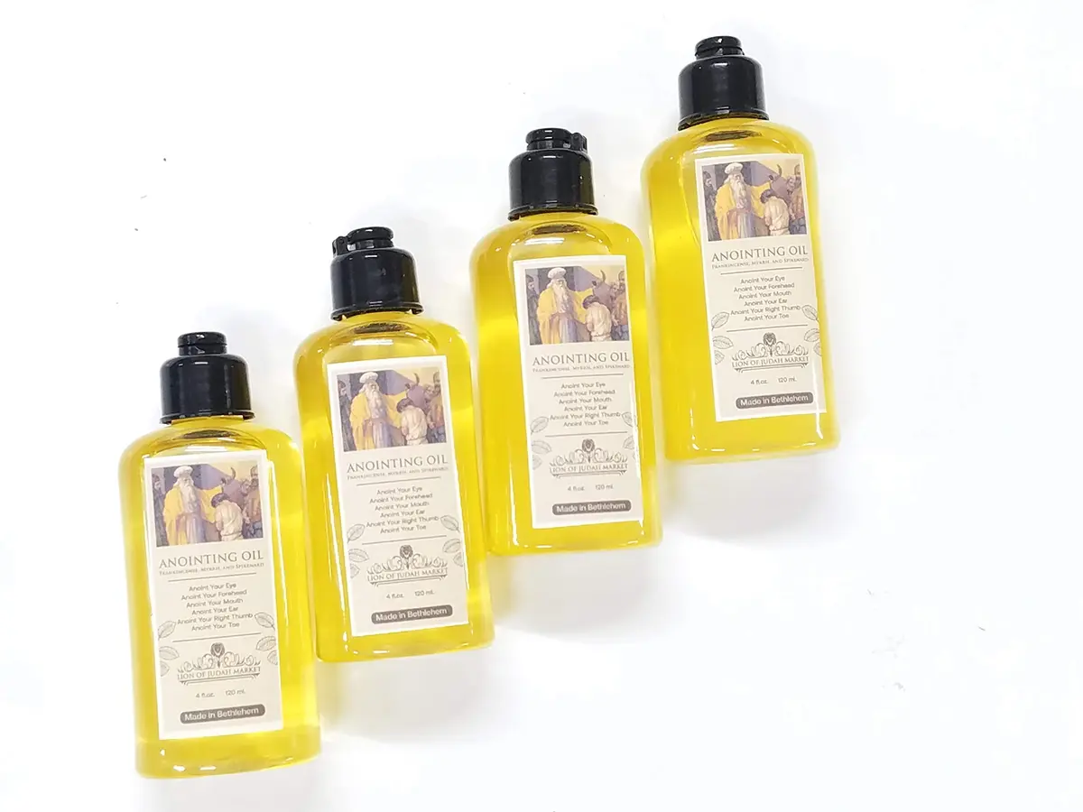 Bethlehem Gifts TM Holy Land Blessed Anointing Oil Frankincense Myrrh Spikenard | Natural Anointing Oil from Holy Land - view 3