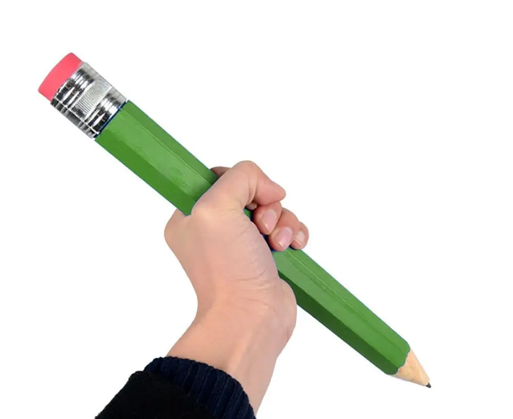 Nice Purchase Giant Wooden Jumbo Pencil 35cm (13.78in) | Novelty Writing Tool for Props & Display - main product image