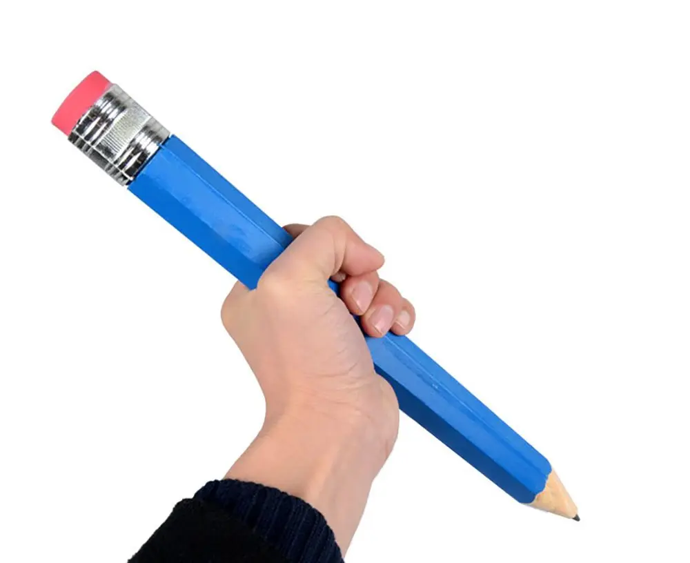 Nice purchase Giant Wooden Jumbo Pencil 35cm (13.78in) | Novelty Writing Instrument for Kids & Adults - main product image