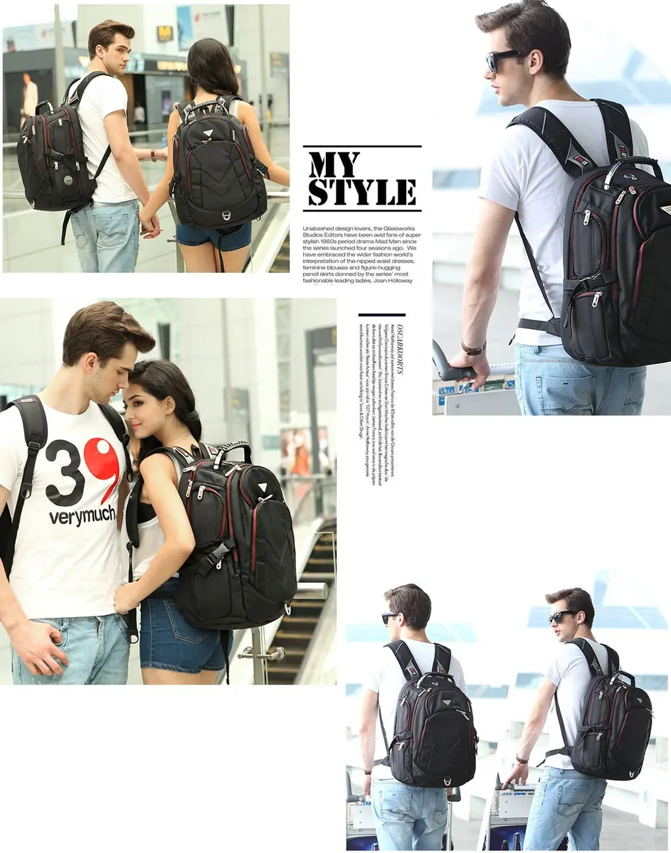 FREEBIZ 19 Inch Laptop Backpack Bag | 55L Travel Rucksack for Gaming & Large Laptops - view 7