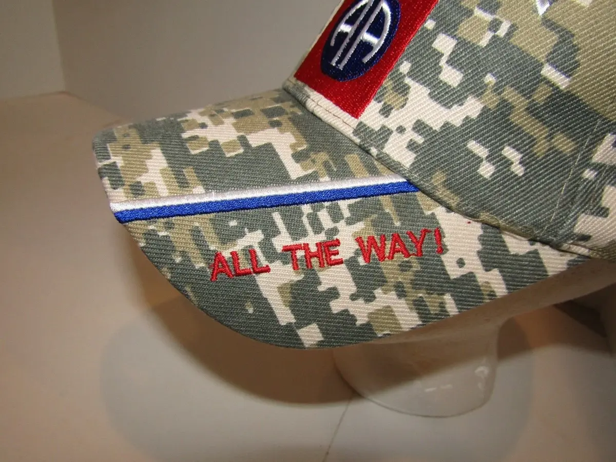 Ant Enterprises U.S. Army 82nd Airborne ACU Digital Camo Shadow Baseball Hat Cap | Military Style, Adjustable Fit - view 5