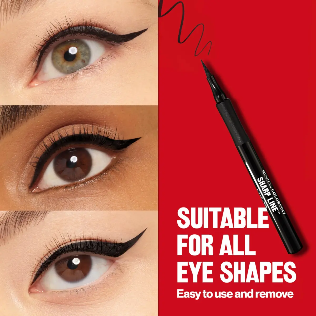 Revlon ColorStay Sharp Line Liquid Eyeliner, Blackest Black, 0.056 ml (0.04 fl oz) | Waterproof & Smudge-Proof for 24 Hours - view 8