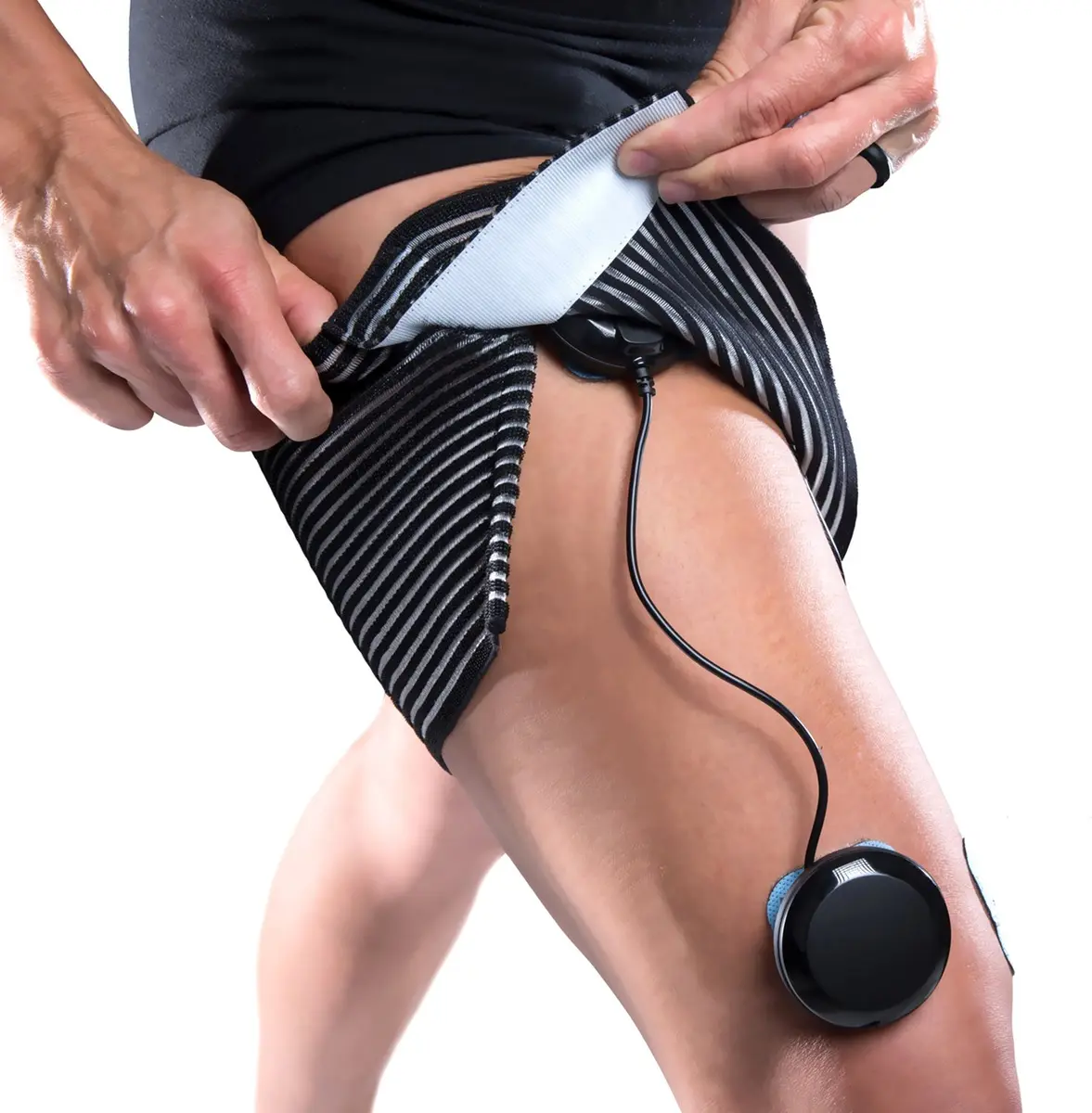 Compex Electrode Wraps 4 Count | Secure & Elastic Wraps for Muscle Stimulation - view 2