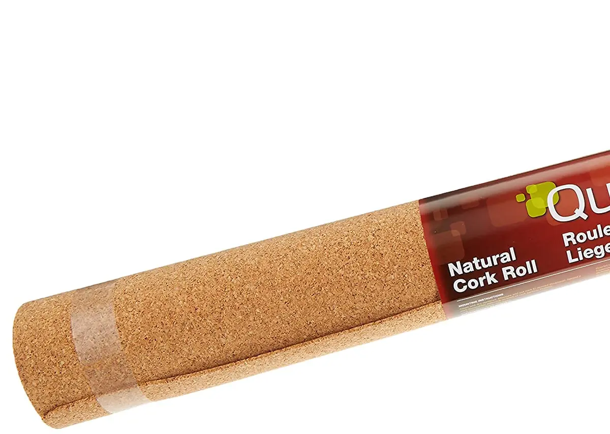 Quartet Natural Cork Roll 24" x 48" (2.27 kg / 5 lb) | Self-Healing & Sound Absorbing Bulletin Board - view 2