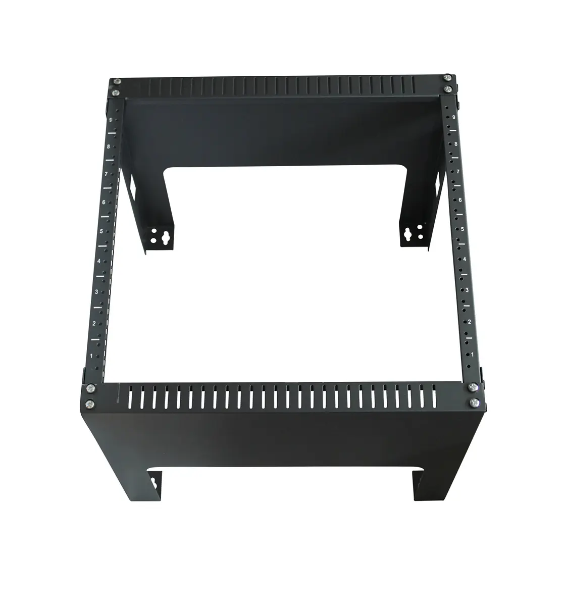 KENUCO 9U Wall Mount Open Frame Steel Network Equipment Rack 17.75 Inch Deep | Max Airflow & Easy Access - view 3