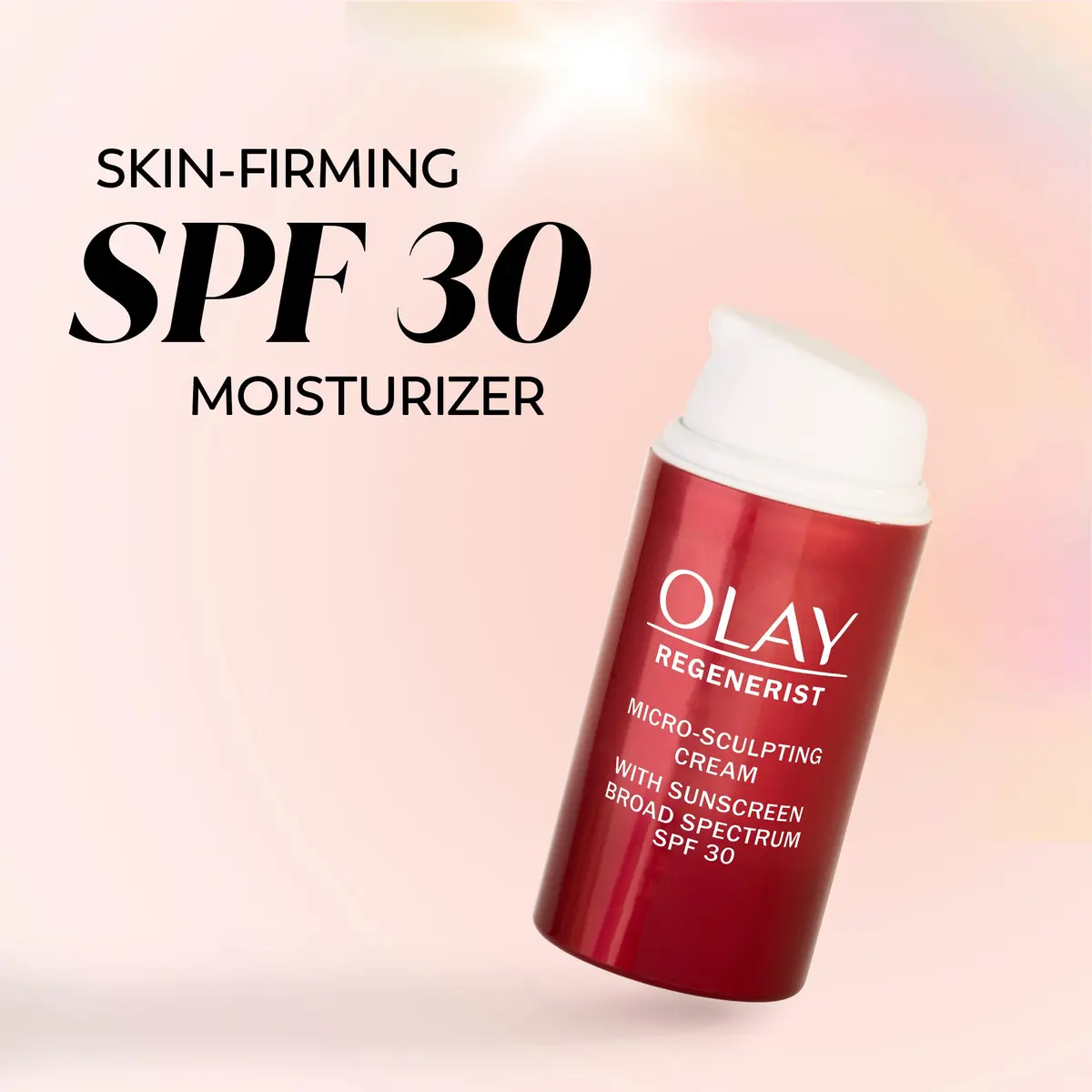Olay Regenerist Micro-Sculpting Cream Face Moisturizer with Sunscreen SPF 30 | Anti-Aging Hydrating Face Cream 0.5 oz - view 2