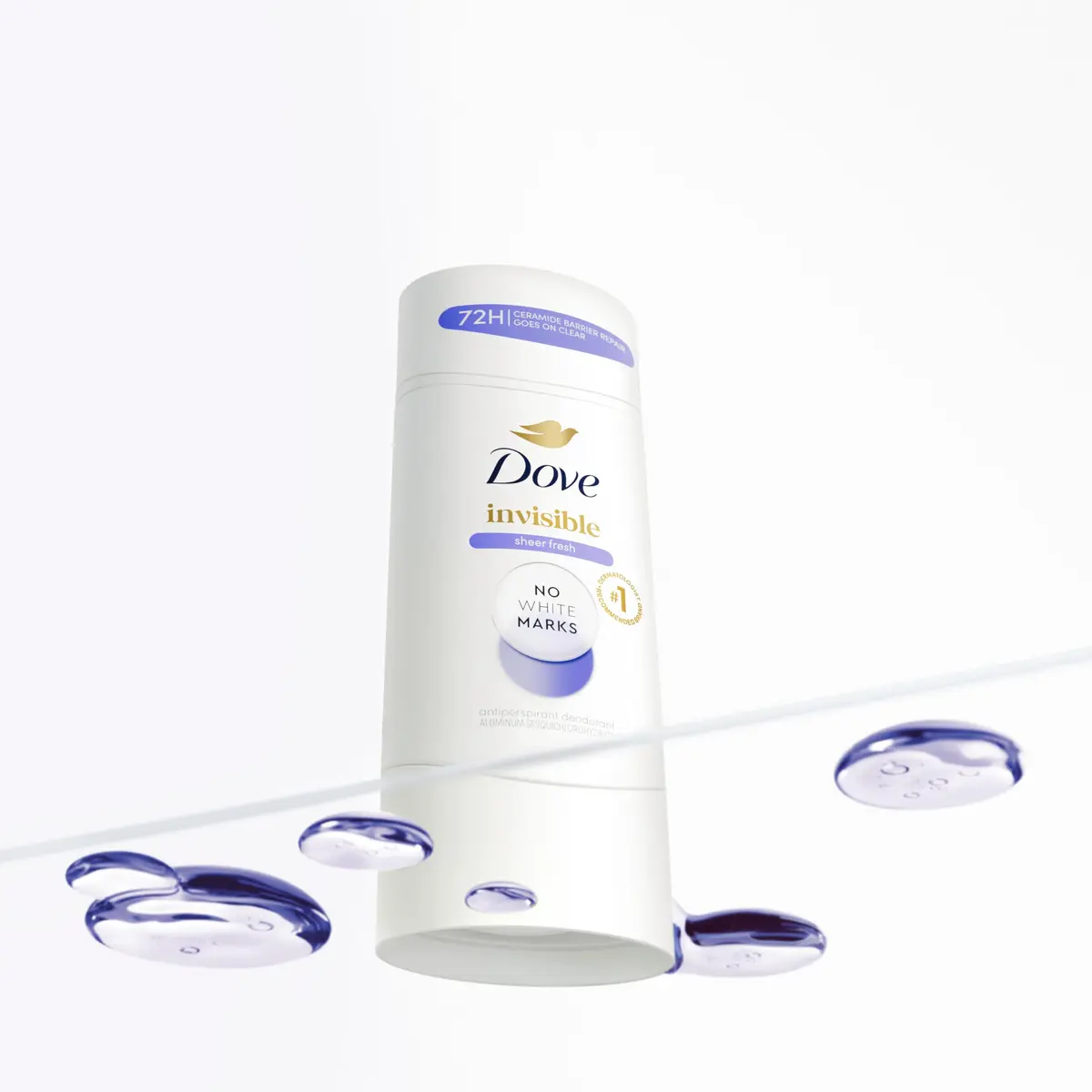 Dove Advanced Care Sheer Fresh Antiperspirant Deodorant Stick 77ml (2.6 oz) | 72-Hour Sweat & Odor Protection - view 5