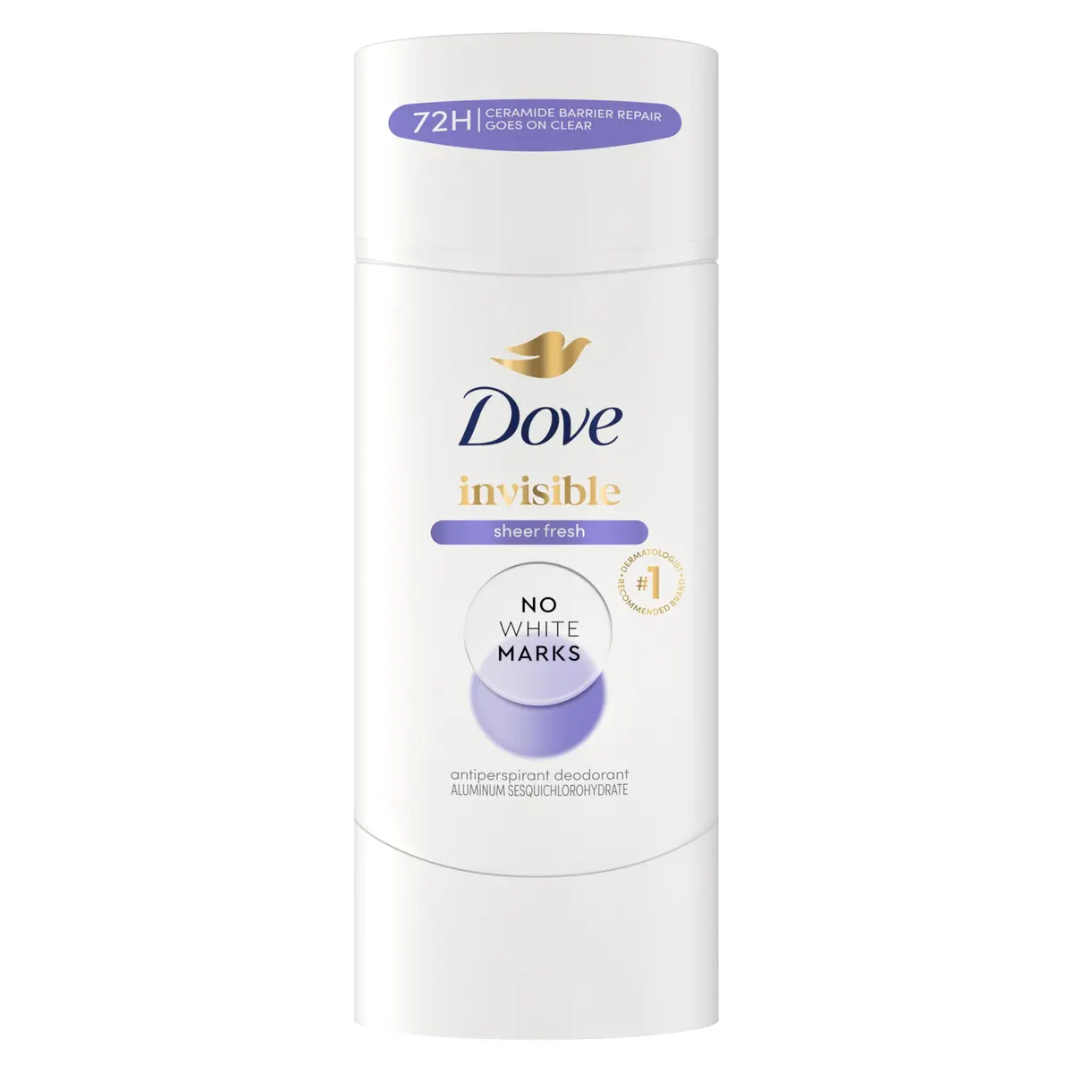 Dove Advanced Care Sheer Fresh Antiperspirant Deodorant Stick 77ml (2.6 oz) | 72-Hour Sweat & Odor Protection - main product image