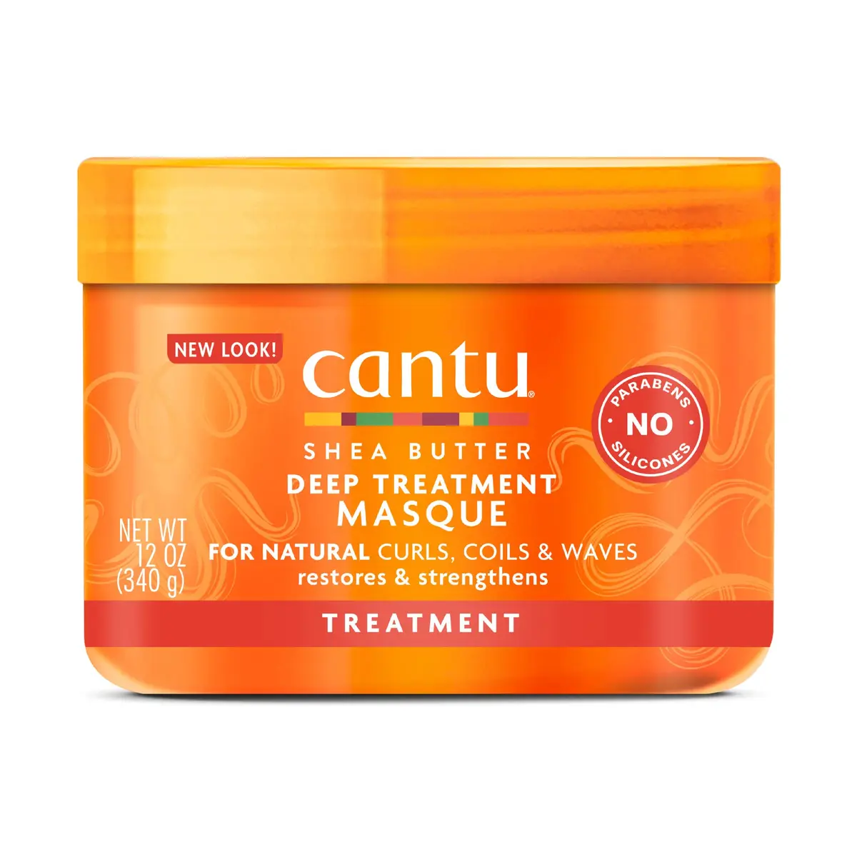 Cantu Deep Treatment Masque with Shea Butter for Natural Hair, 355ml (12 oz) | Restores Damaged Hair - main product image