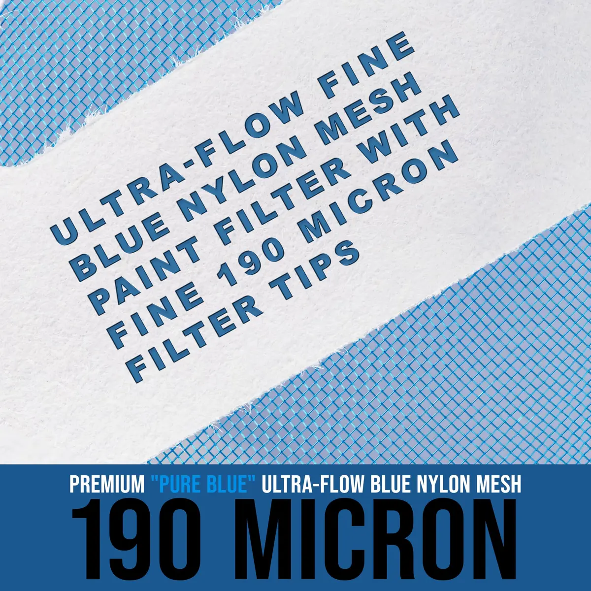 TCP Global 190 Micron Filter Tips Ultra-Fine Paint Strainer, Case of 1000 | Superior Filtration for All Paint Types - view 3
