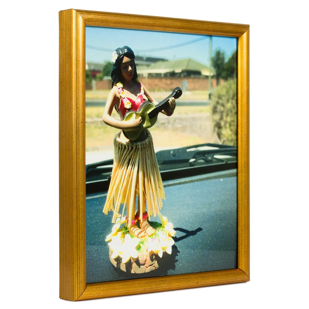 Craig Frames Bullnose 8x10-Inch Antique Gold Wall & Tabletop Picture Frame | Contemporary Solid Wood Profile - view 2