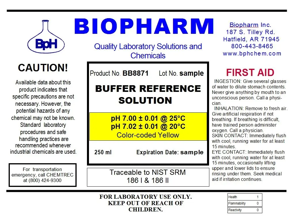 Biopharm pH Calibration Buffer 3-Pack | NIST Traceable Solutions for Accurate pH Meter Calibration - view 8