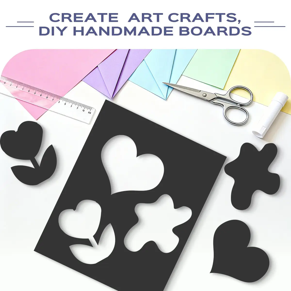 Golden State Art 25 Pack 11x14 Foam Boards 3/16Inch Thickness Black Foam Poster Boards for Presentation Signage Sheet for School Crafts Office Art Projects | Lightweight, Acid-Free, 25 Sheets - view 5