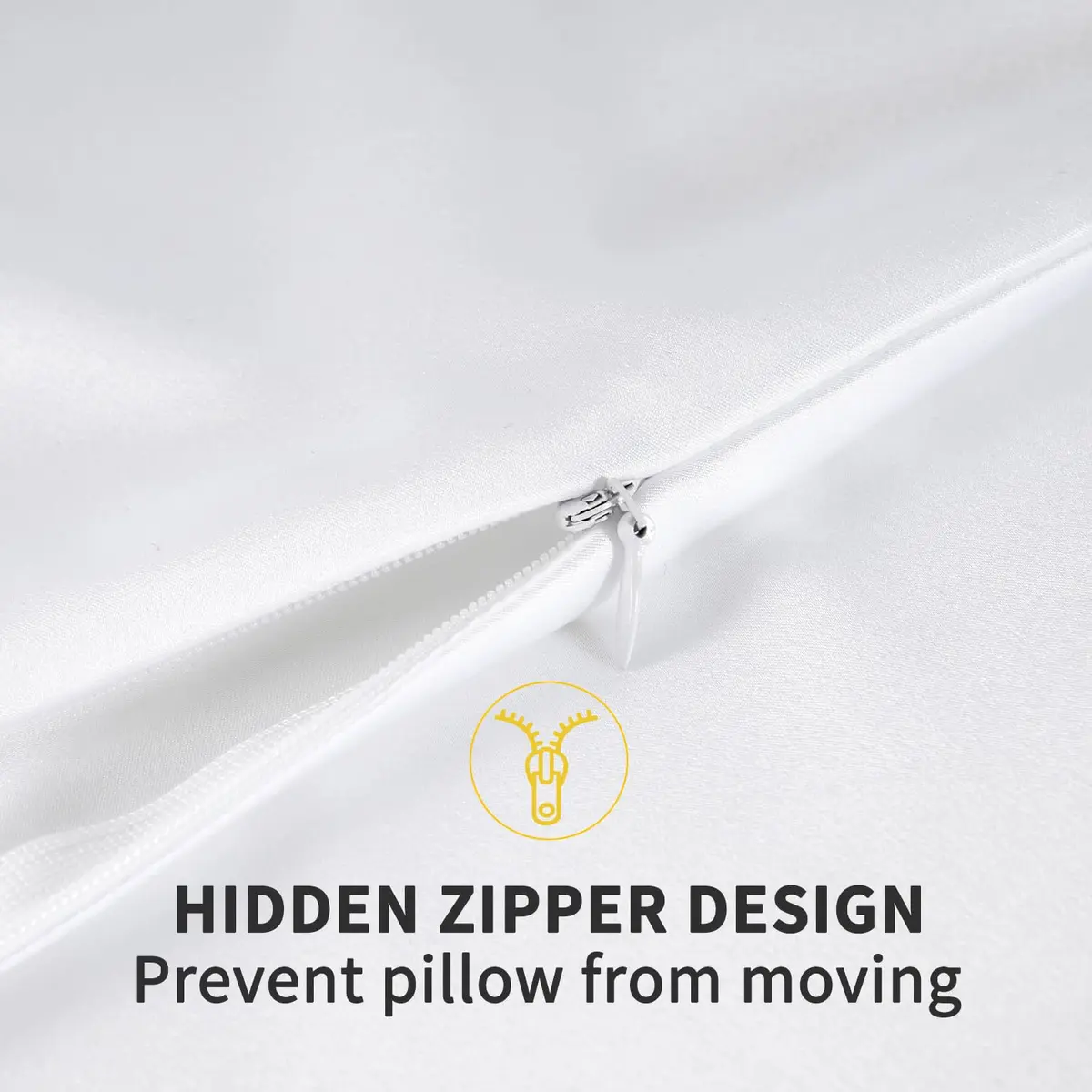 ZIMASILK 100% Mulberry Silk Pillow Case Queen | Hypoallergenic & Breathable - view 7
