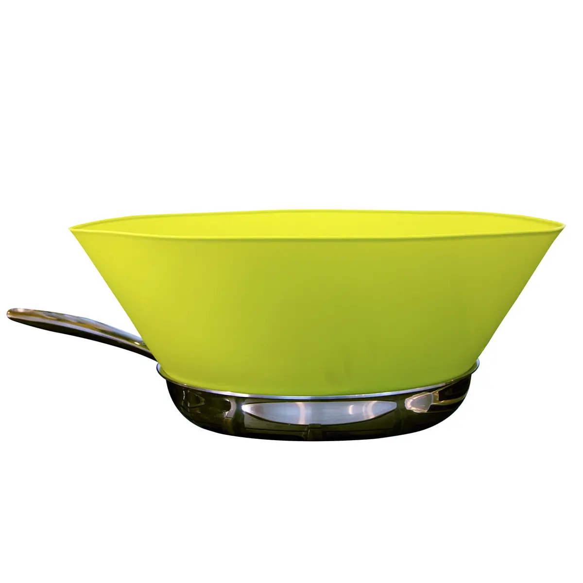 Frywall 10 (Medium) - Green - Splatter Guard | Protects stovetop, fits 10" pans, BPA-free silicone, dishwasher safe, rated to 450°F - main product image
