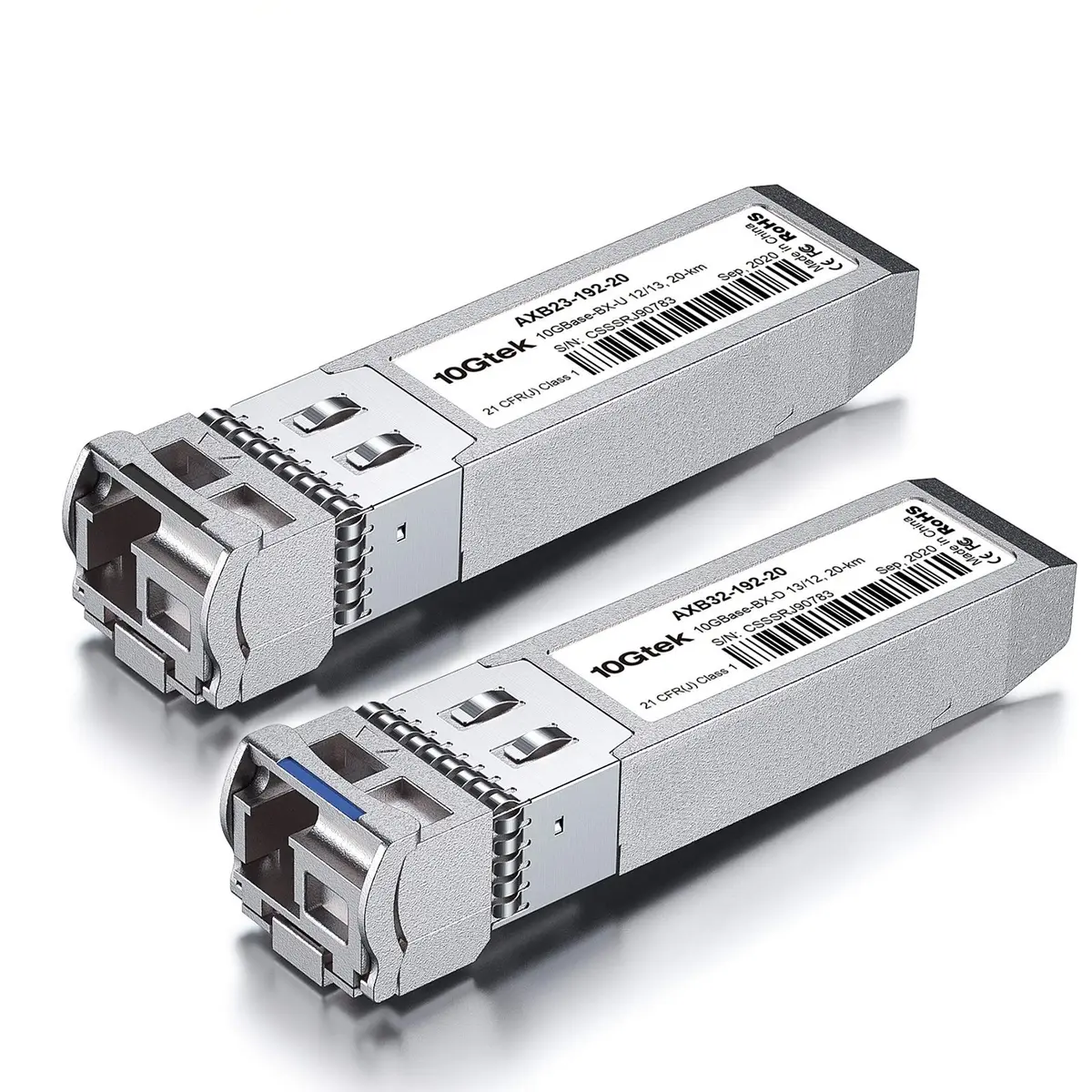 10Gtek 10G SFP+ Bidi Transceiver 20km | Single-Mode Fiber Module for Juniper & Switches - main product image