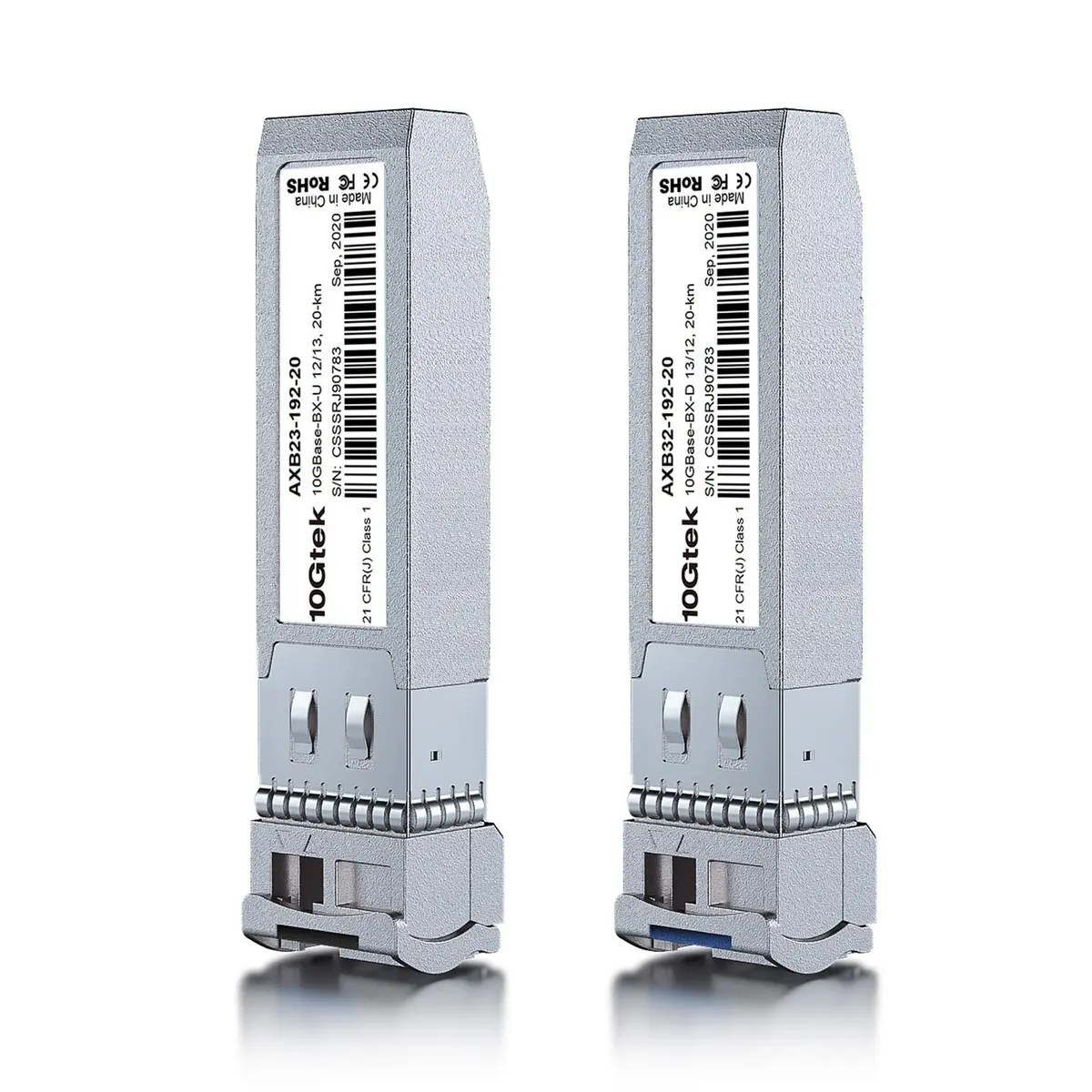 10Gtek 10G SFP+ Bidi Transceiver 20km | Single-Mode Fiber Module for Juniper & Switches - view 2