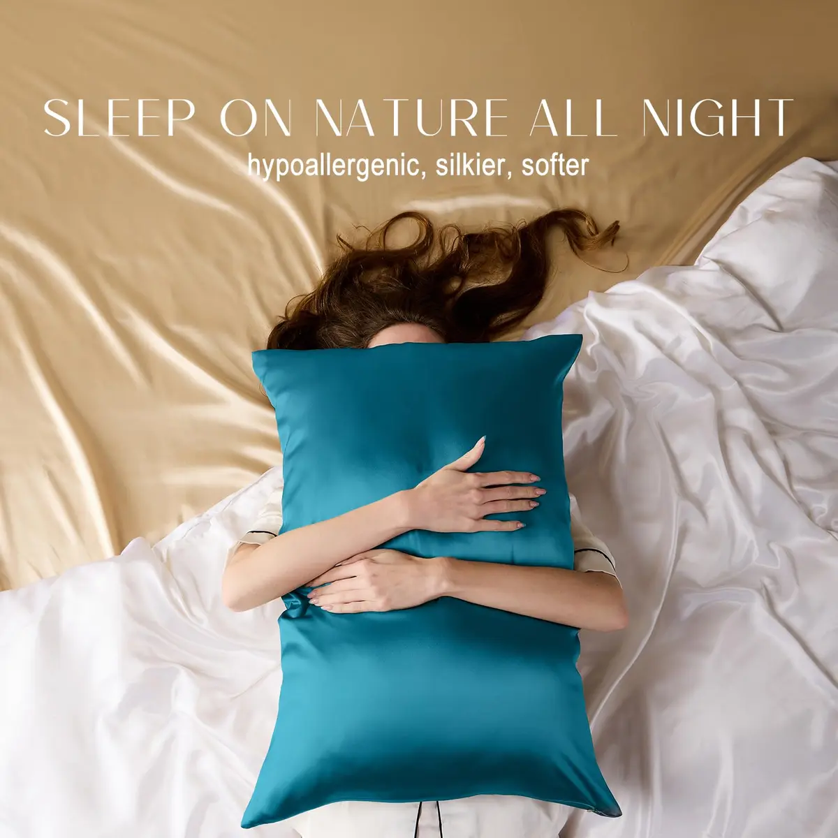 ZIMASILK 100% Mulberry Silk Pillow Case Queen | Hypoallergenic, Breathable & Gentle on Hair & Skin - view 3
