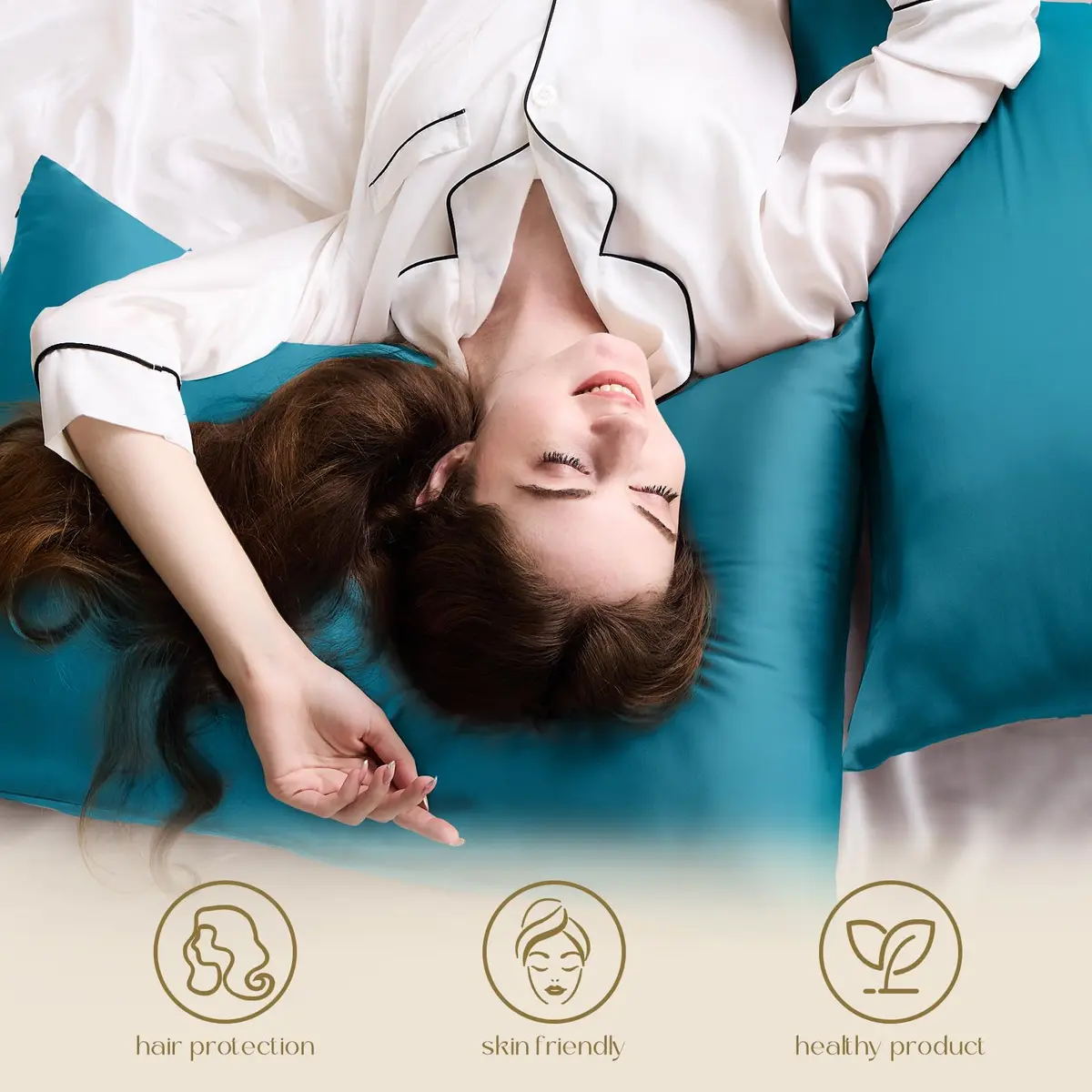 ZIMASILK 100% Mulberry Silk Pillow Case Queen | Hypoallergenic, Breathable & Gentle on Hair & Skin - view 4