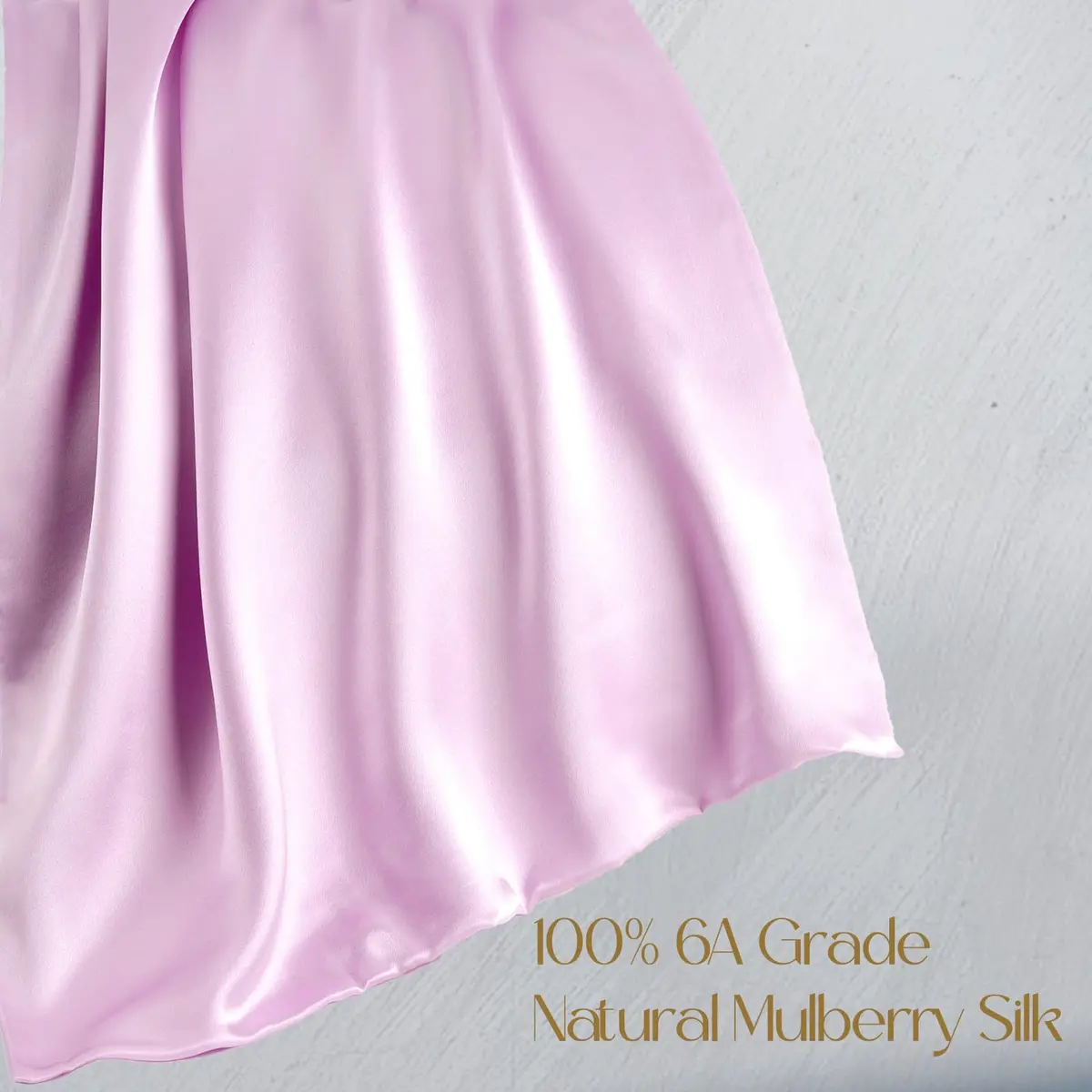 ZIMASILK 100% Pure Mulberry Silk Pillow Cases for Hair and Skin, King 51cm x 91cm (20"x36") | Hypoallergenic & Anti-Aging Pillowcase - view 2