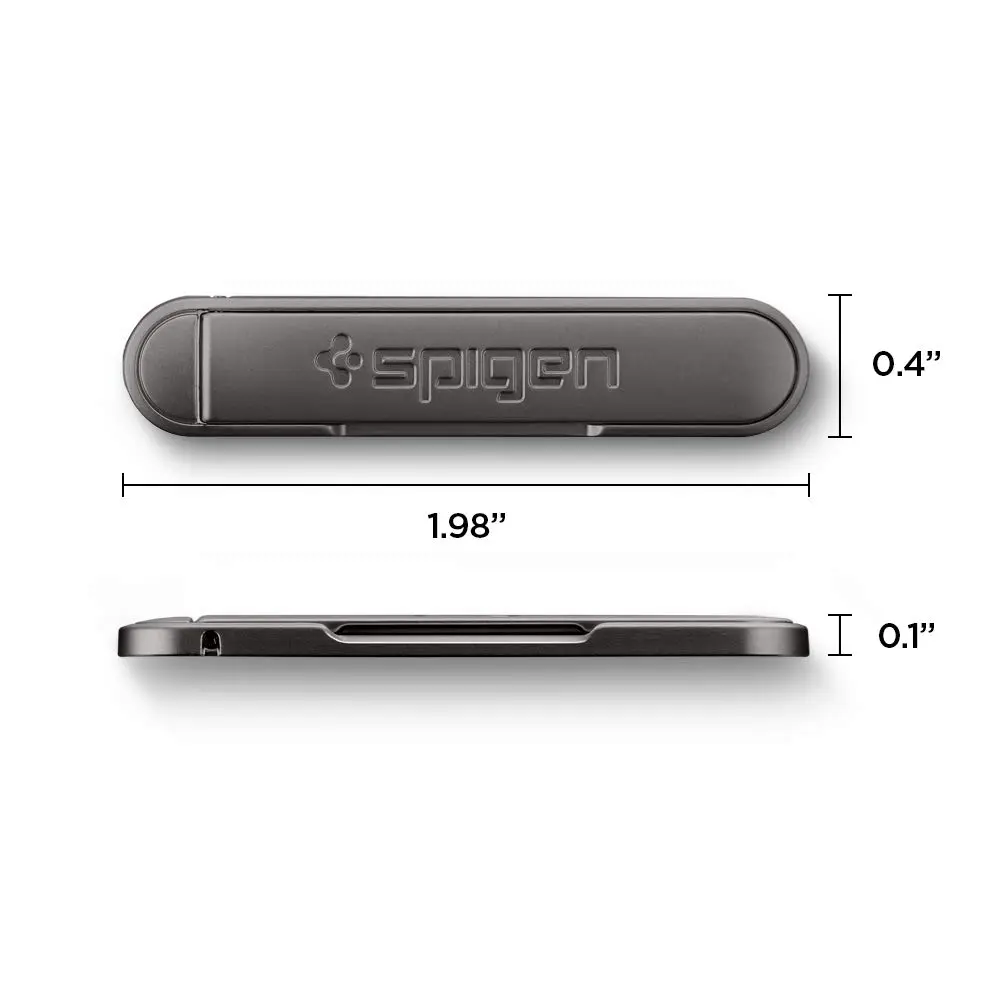 Spigen Universal Phone Grip, Kickstand Stand Strong Adhesive Secure Hold | Minimalist Metal Design - view 9