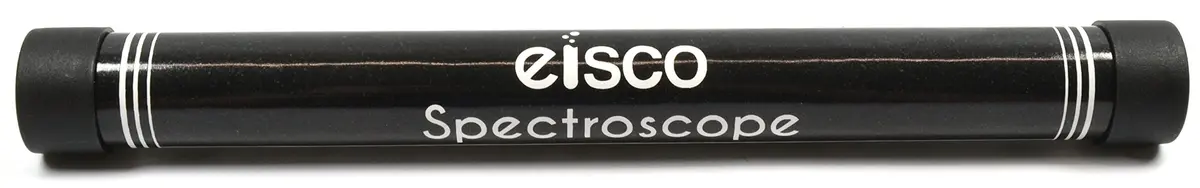 Eisco Economy Spectroscope Tube 10.25 in | 500 Lines/mm Diffraction Grating for Light Spectra Exploration - main product image