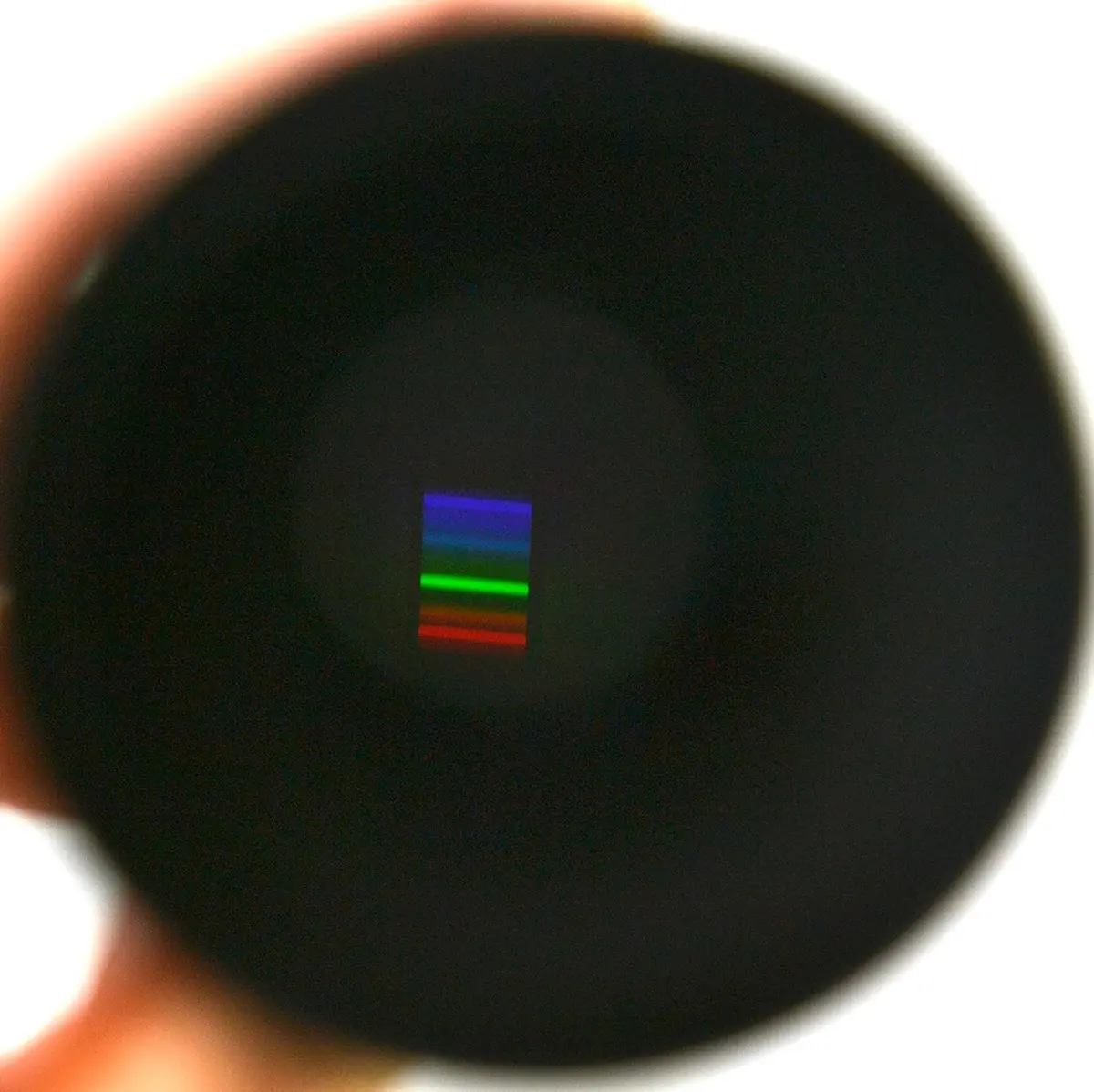 Eisco Economy Spectroscope Tube 10.25 in | 500 Lines/mm Diffraction Grating for Light Spectra Exploration - view 2
