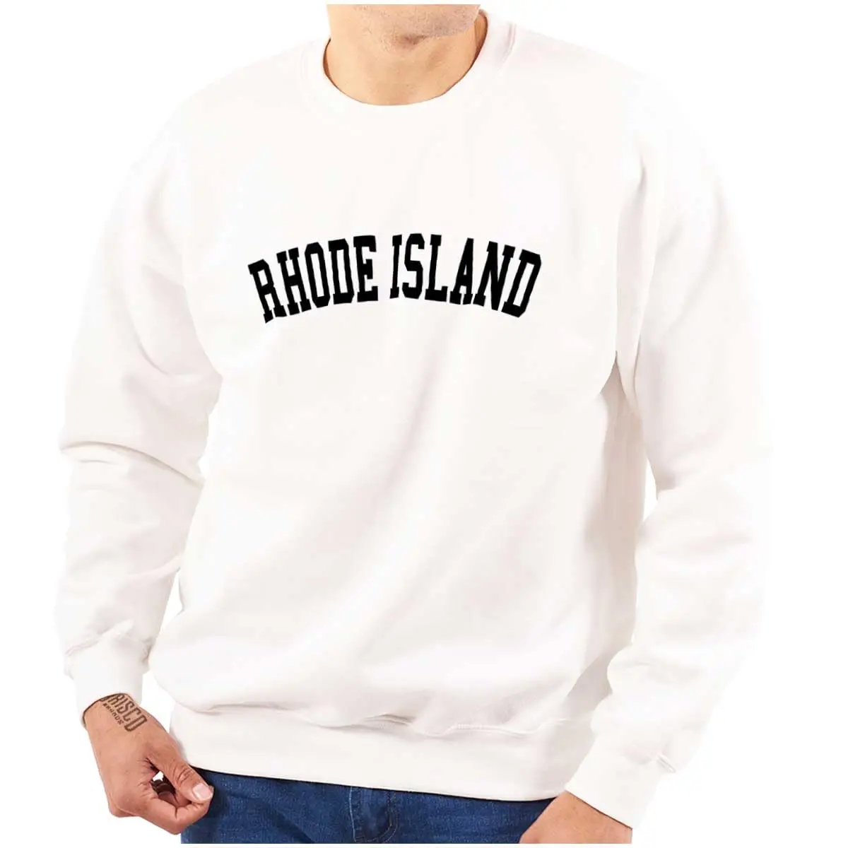 Classic Teaze Rhode Island Simple Classis Souvenir Sweatshirt 4X Large | Unisex Cotton & Polyester - main product image