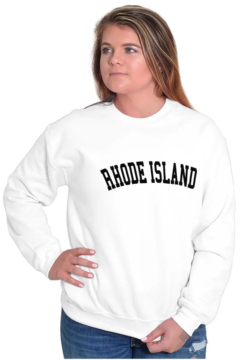 Classic Teaze Rhode Island Simple Classis Souvenir Sweatshirt 4X Large | Unisex Cotton & Polyester - view 5