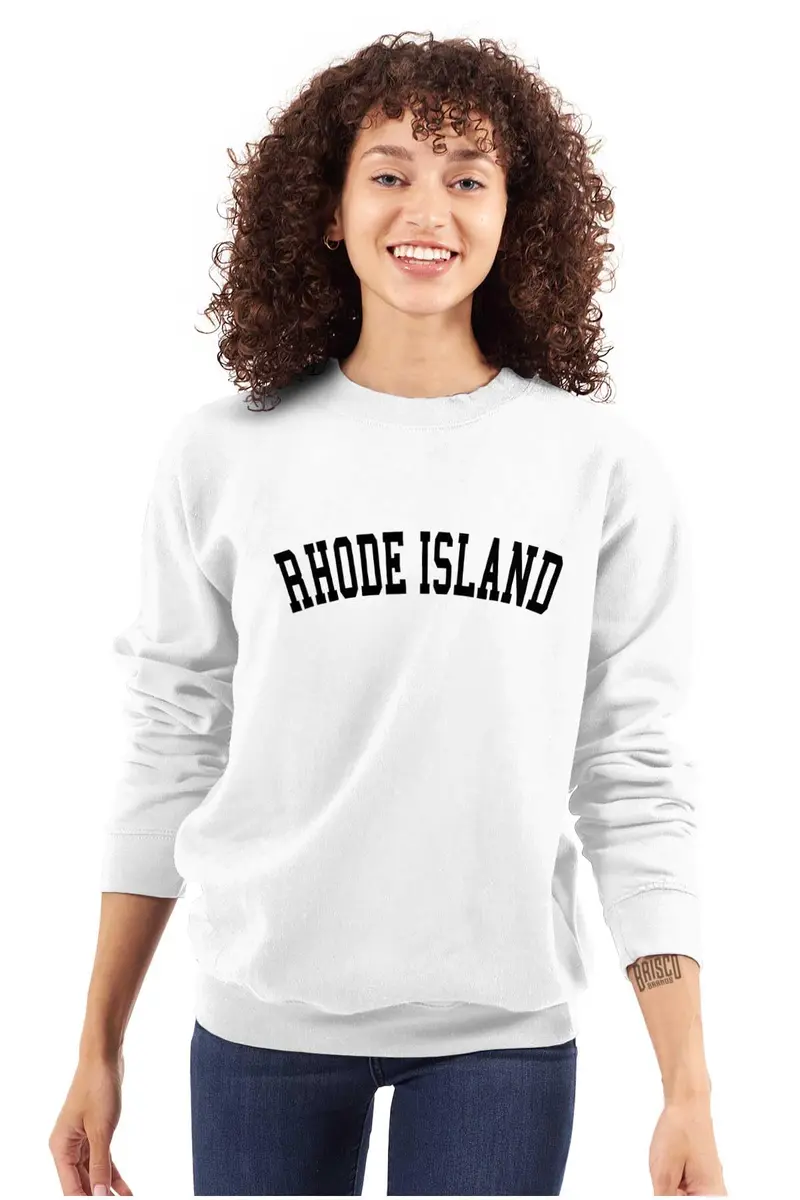 Classic Teaze Rhode Island Simple Classis Souvenir Sweatshirt 4X Large | Unisex Cotton & Polyester - view 2
