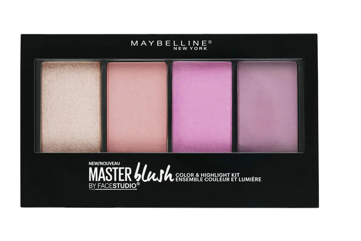 Maybelline Facestudio Master Blush Color & Highlight Kit | 0.47 oz (14g) | Vibrant Cheek Palette - main product image