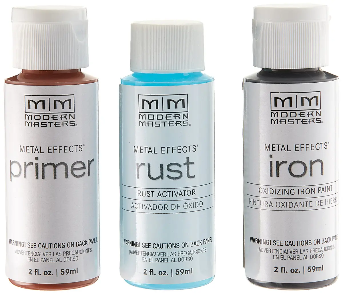 Modern Masters Metal Effects Rust Finish Kit 6 Fl Oz (180ml) | Acrylic Paint for Metal & Wood - main product image