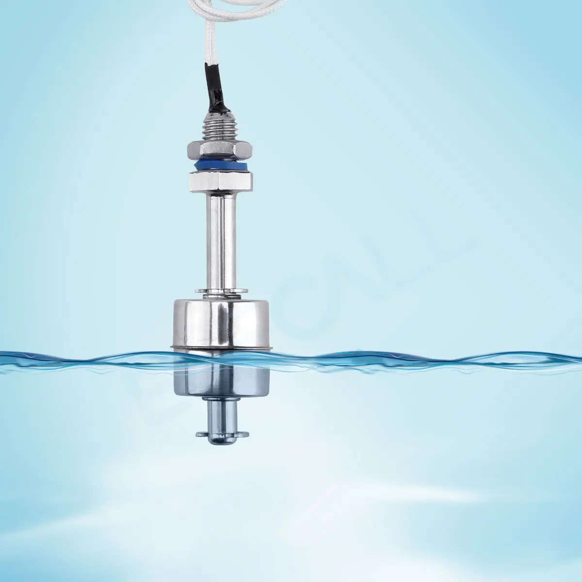 ELECALL 4" Float Switch Stainless Steel Tank Water Level Sensor 110V | Flange Mount, 0-4 inch Range - view 5