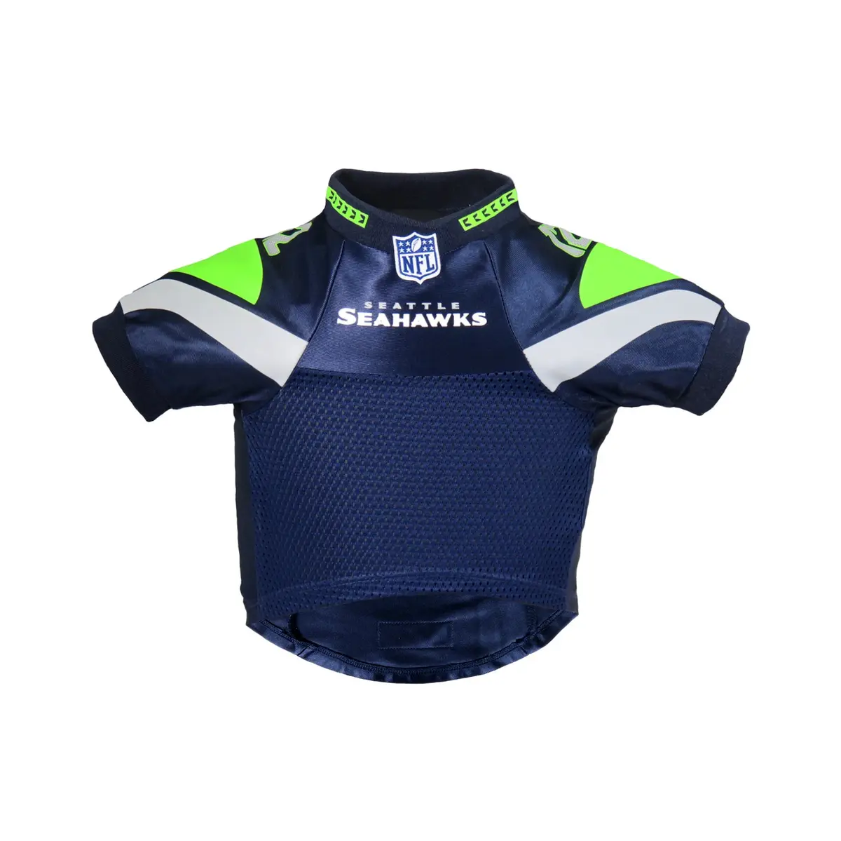 Littlearth NFL Seattle Seahawks Premium Pet Jersey, Small | Team Color, Authentic NFL Style - view 2