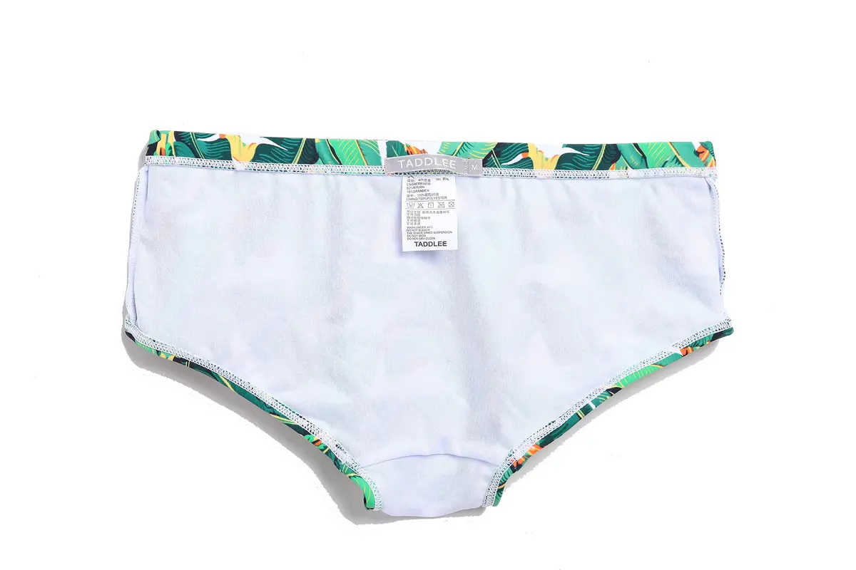 Taddlee Men Swimwear Classic Cut Green | Sexy Surf Board Shorts (34cm Waist) - view 6