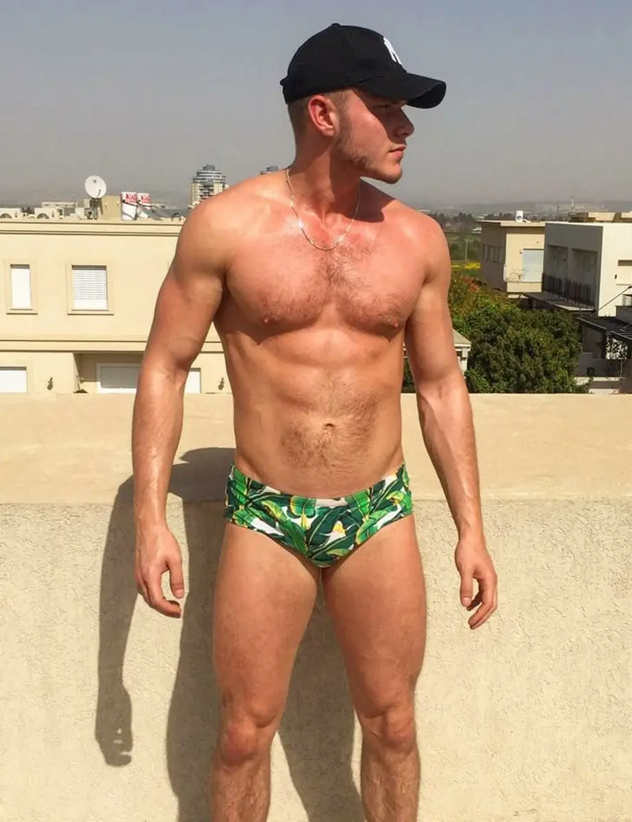 Taddlee Men Swimwear Classic Cut Green | Sexy Surf Board Shorts (34cm Waist) - view 3