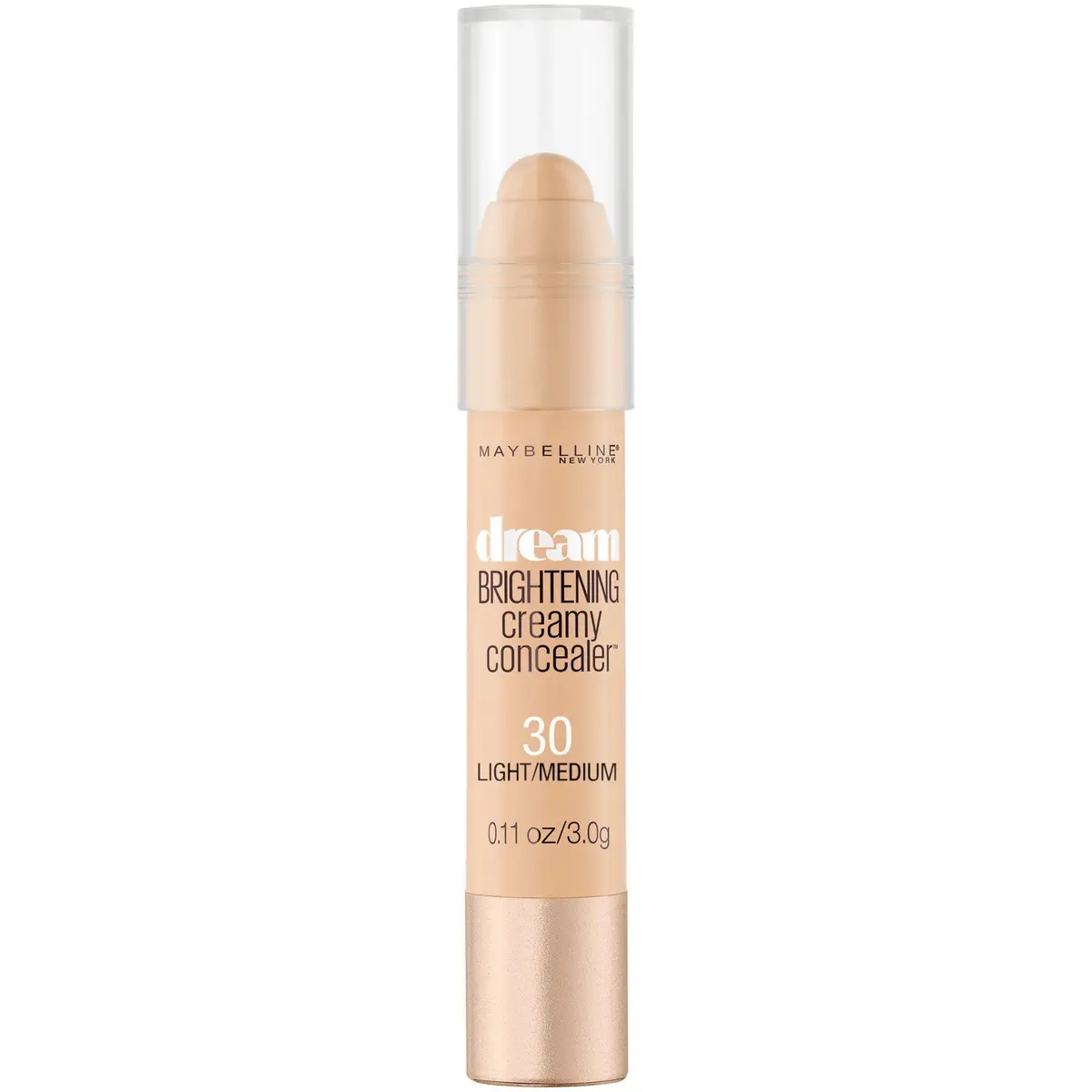 Maybelline Dream Brightening Creamy Concealer Stick, Light/Medium, 3g (0.11 oz) | Illuminates Under Eyes - view 2