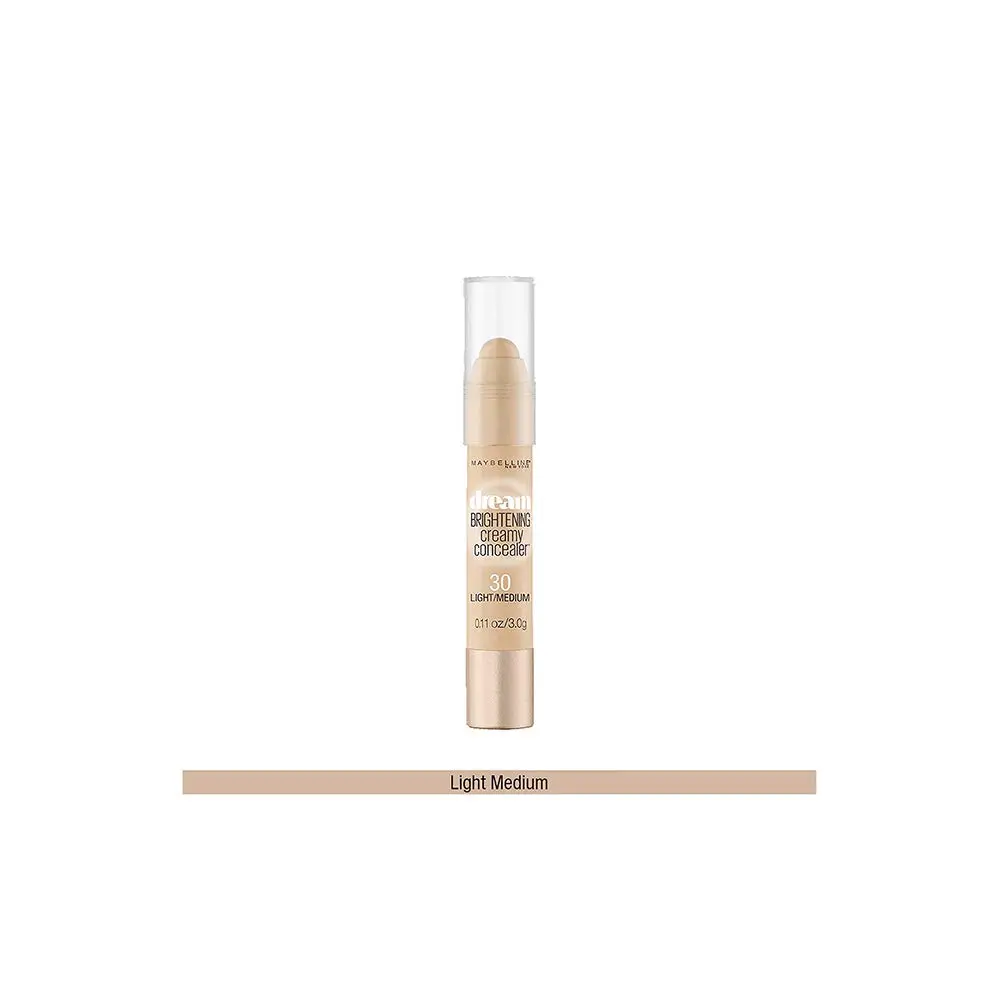 Maybelline Dream Brightening Creamy Concealer Stick, Light/Medium, 3g (0.11 oz) | Illuminates Under Eyes - view 3