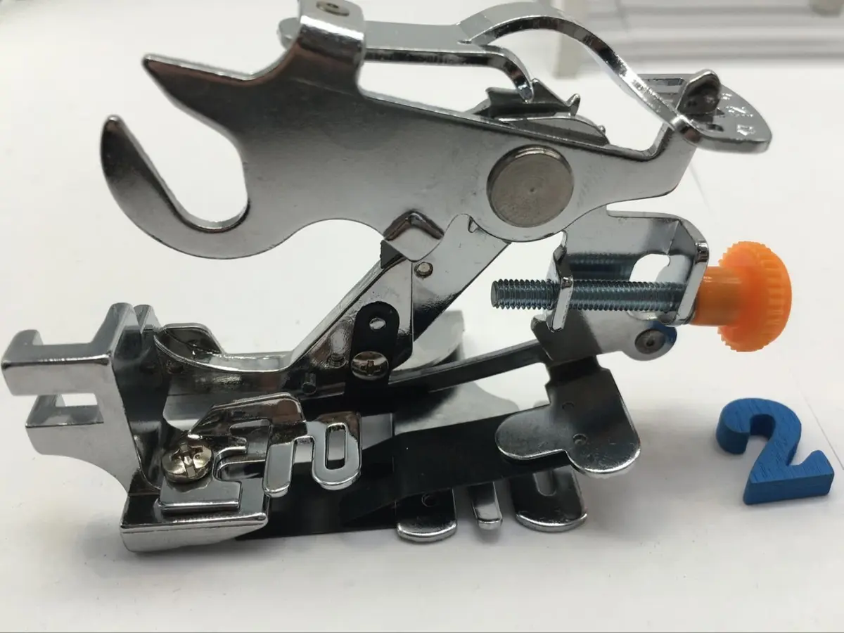 HONEYSEW Ruffler Foot for Low Shank Sewing Machines | Metal Construction - view 3