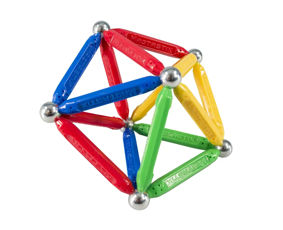 Cra-Z-Art Magtastix Balls & Rods Building Kit 45 Pieces | STEM Learning Toy - view 5